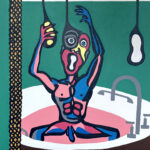 In The Bath (130x90cm)