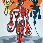 Laugh at your demons! (120x90cm)